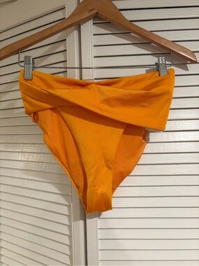 Agua Bendita Orange High Waist Bikini Bottom NWT